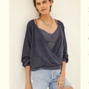 Pilcro Washed Sweatshirt - S - Anthropologie